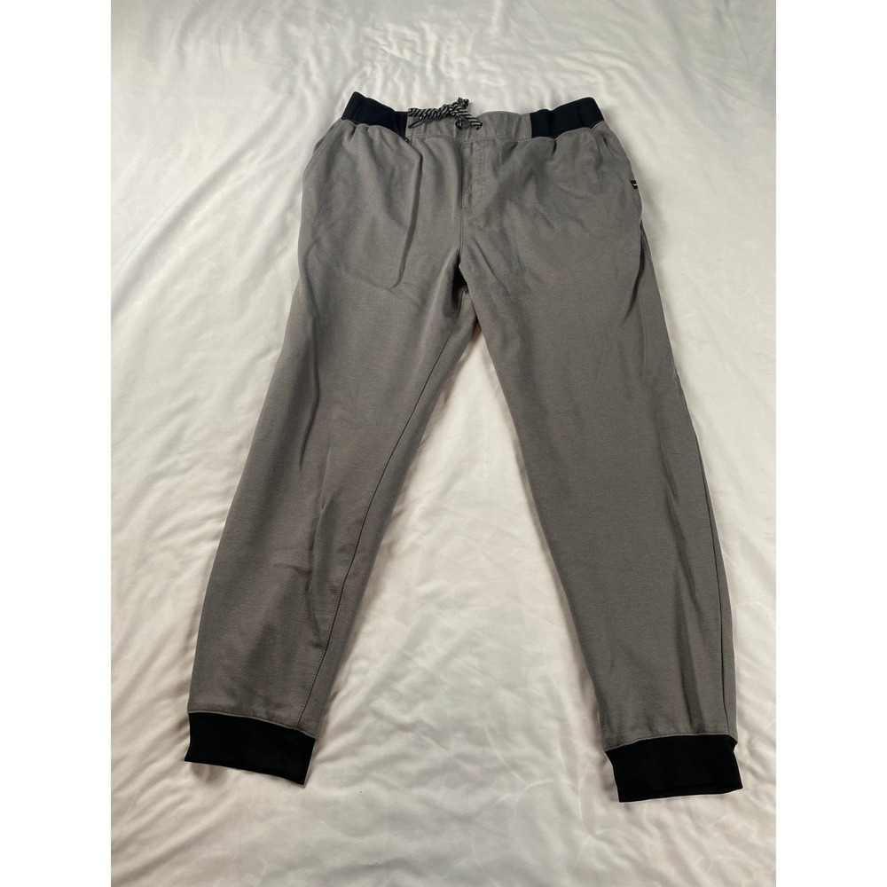 Jaanuu Scrub Joggers Mens XL Gray Excellent J85035 Heather‎ Basalt Drawstring